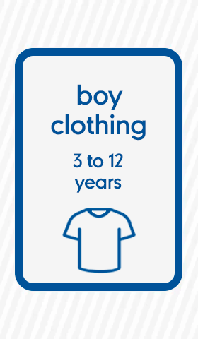 boy clothing size range